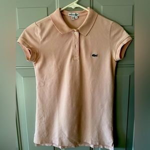 Lacoste Polo Shirt Women Light Pink